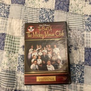 NWT Disney The Best of The Mickey Mouse Club DVD - Red and Black